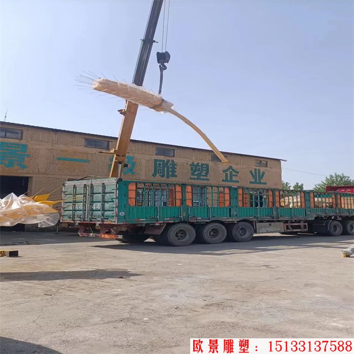 不銹鋼小麥雕塑 麥穗雕塑 麥子雕塑 (6)